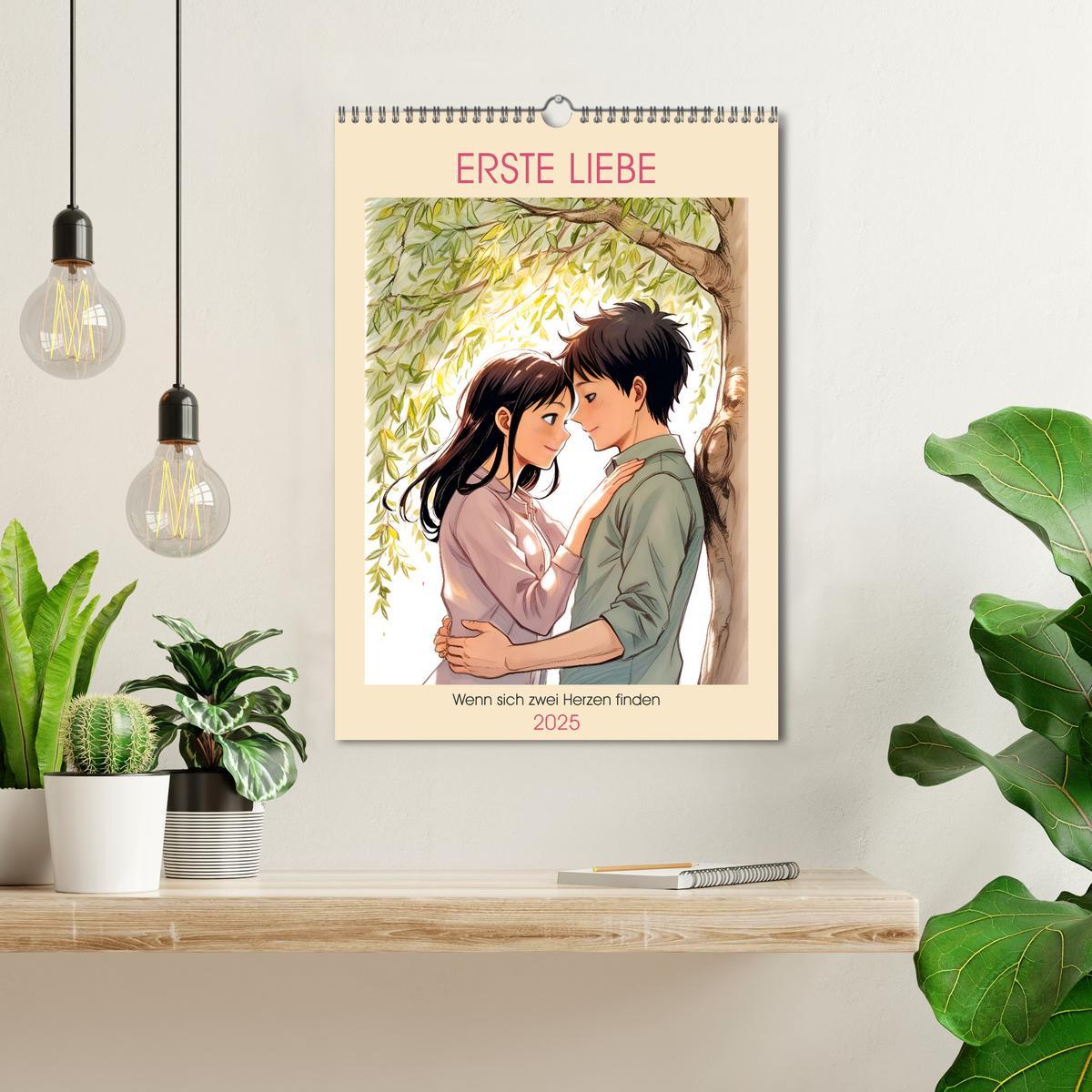 Bild: 9783457235713 | Erste Liebe - Wenn sich zwei Herzen finden (Wandkalender 2025 DIN...