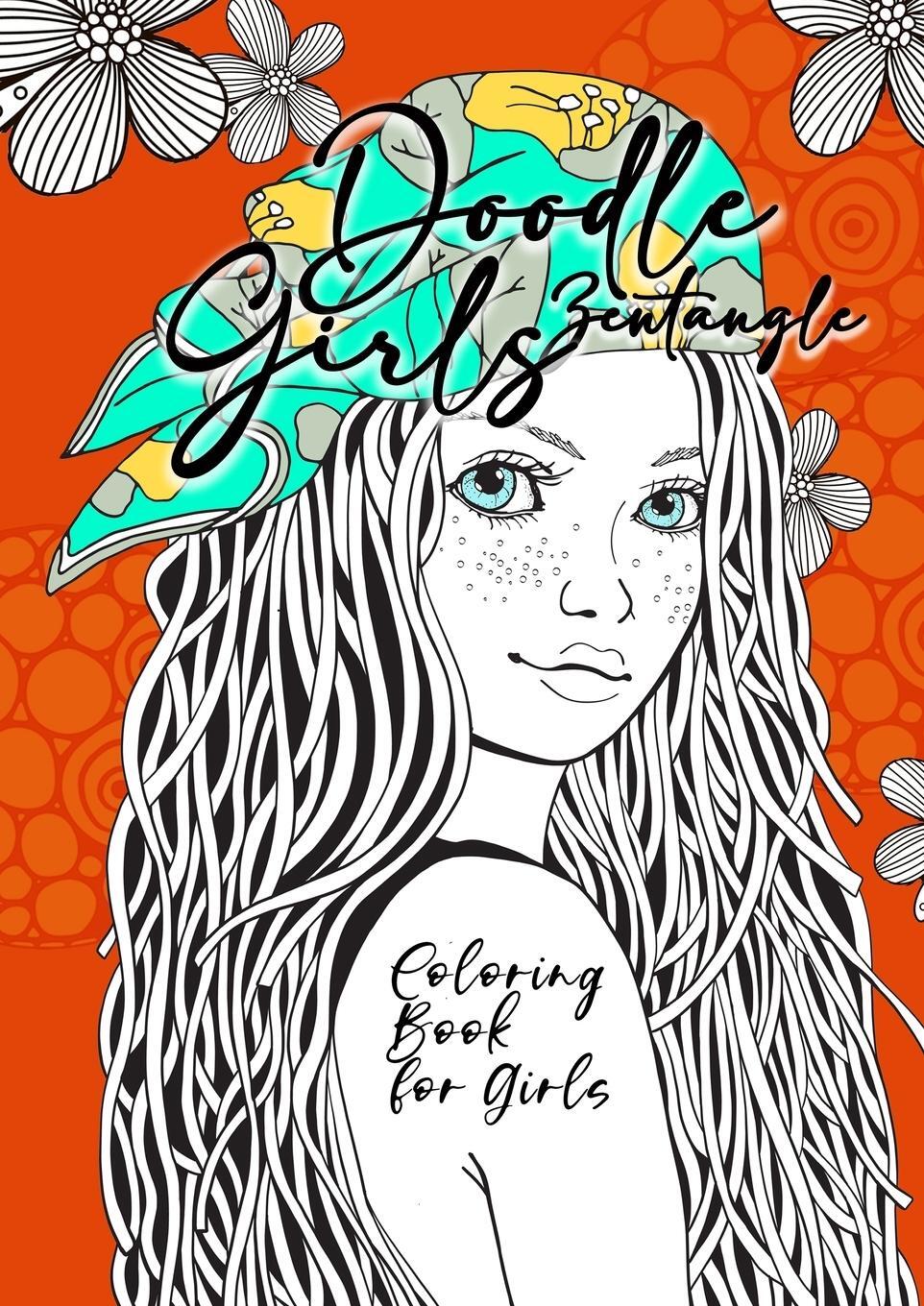 Cover: 9783752941746 | Doodle Zentangle Girls Coloring Book for Girls | Monsoon Publishing