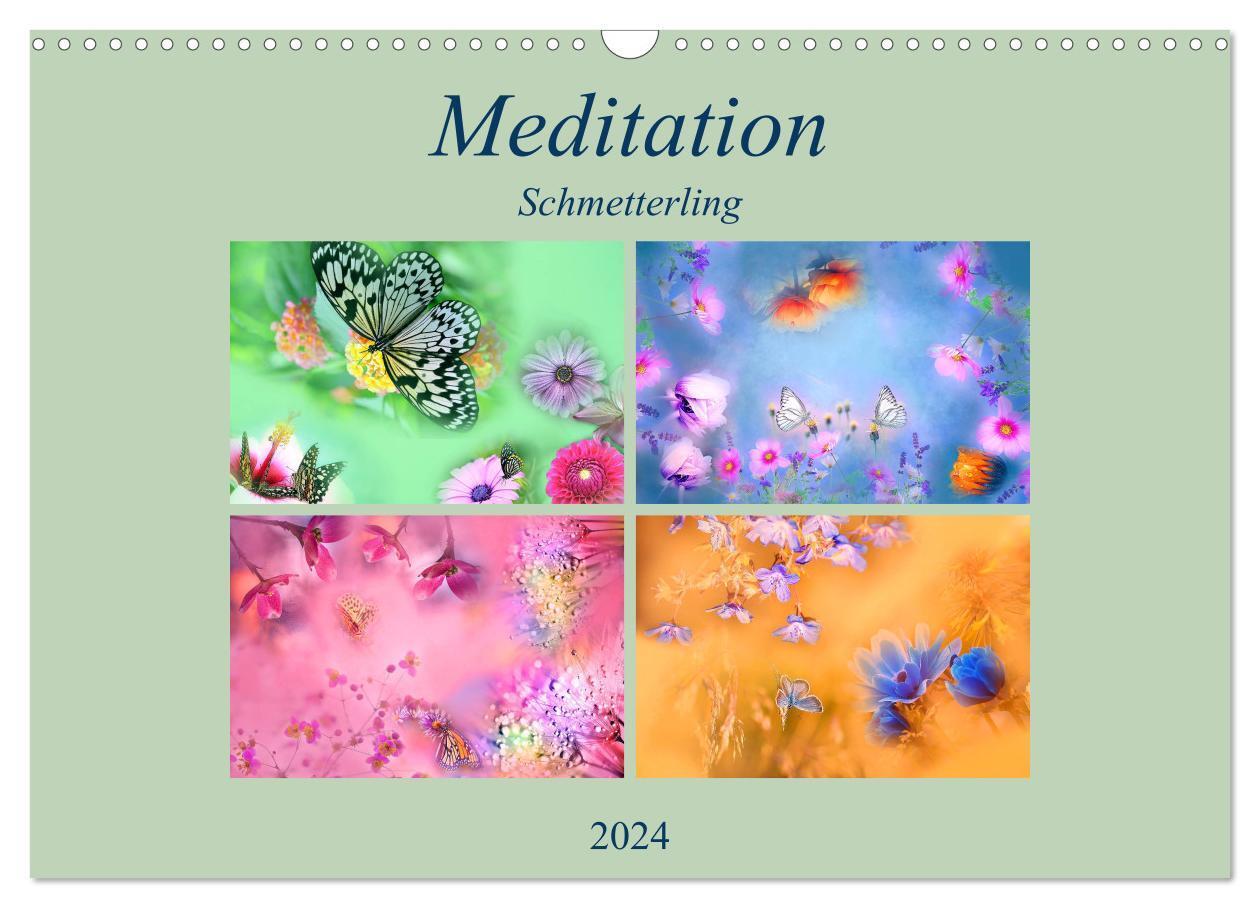 Cover: 9783675811577 | Meditation-Schmetterling (Wandkalender 2024 DIN A3 quer), CALVENDO...