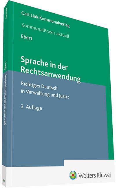 Cover: 9783556082874 | Sprache in der Rechtsanwendung | Frank Ebert | Taschenbuch | 144 S.