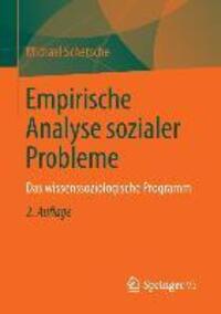 Cover: 9783658022792 | Empirische Analyse sozialer Probleme | Michael Schetsche | Taschenbuch