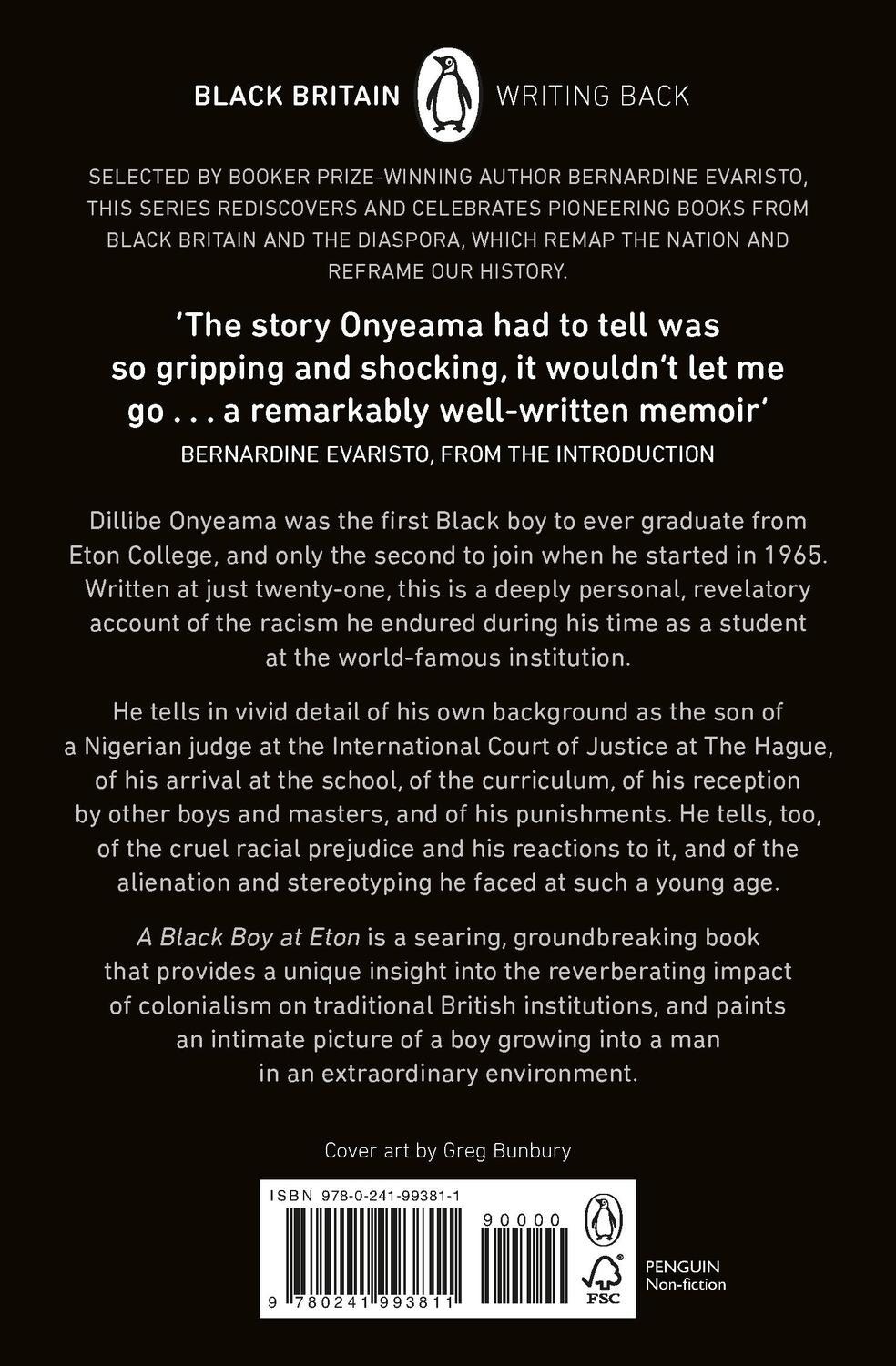 Rückseite: 9780241993811 | A Black Boy at Eton | Dillibe Onyeama | Taschenbuch | Englisch | 2022