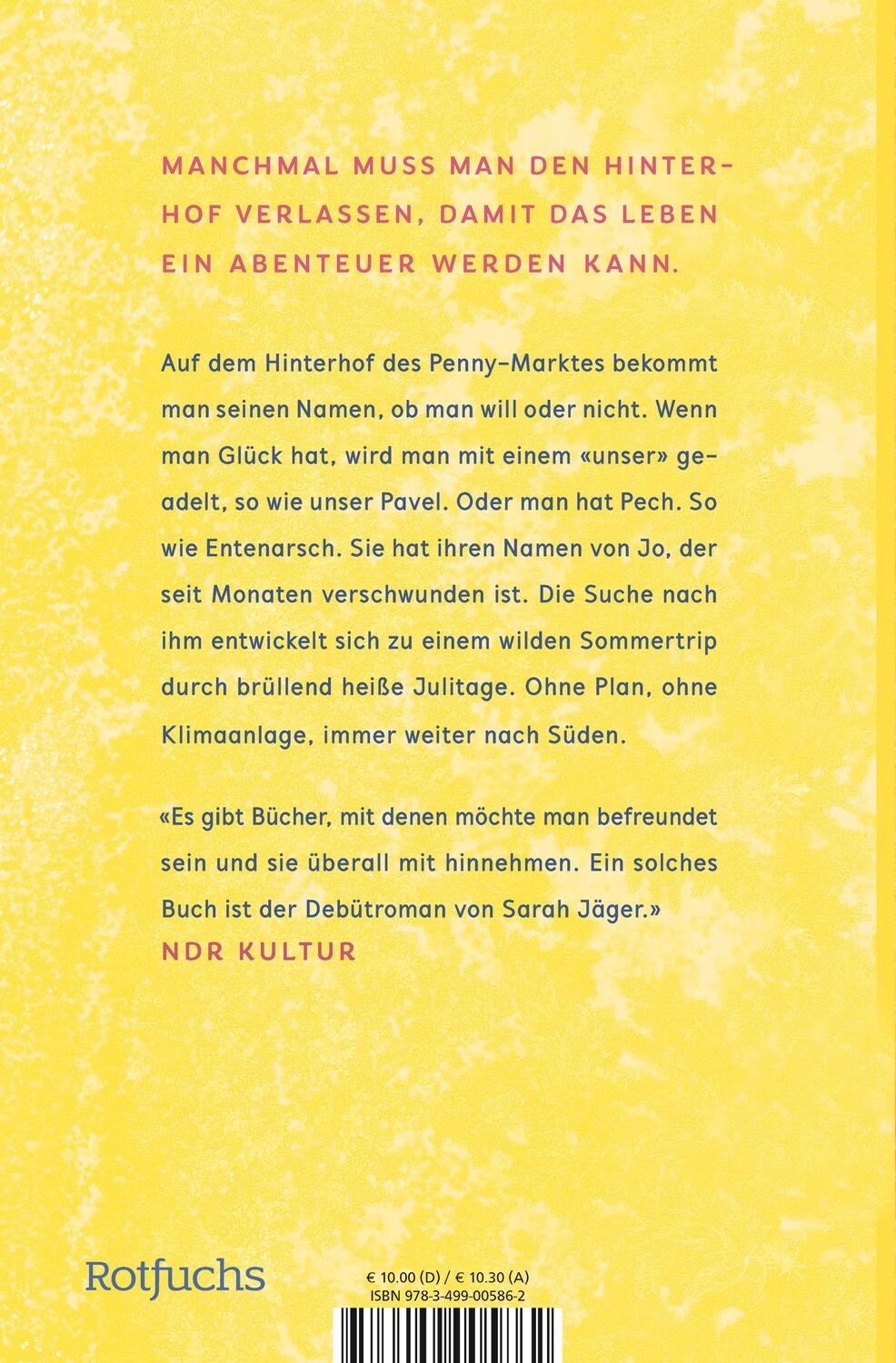 Rückseite: 9783499005862 | Nach vorn, nach Süden | Sarah Jäger | Taschenbuch | 224 S. | Deutsch