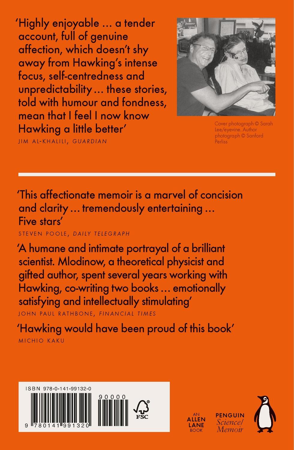 Rückseite: 9780141991320 | Stephen Hawking | Friendship and Physics | Leonard Mlodinow | Buch