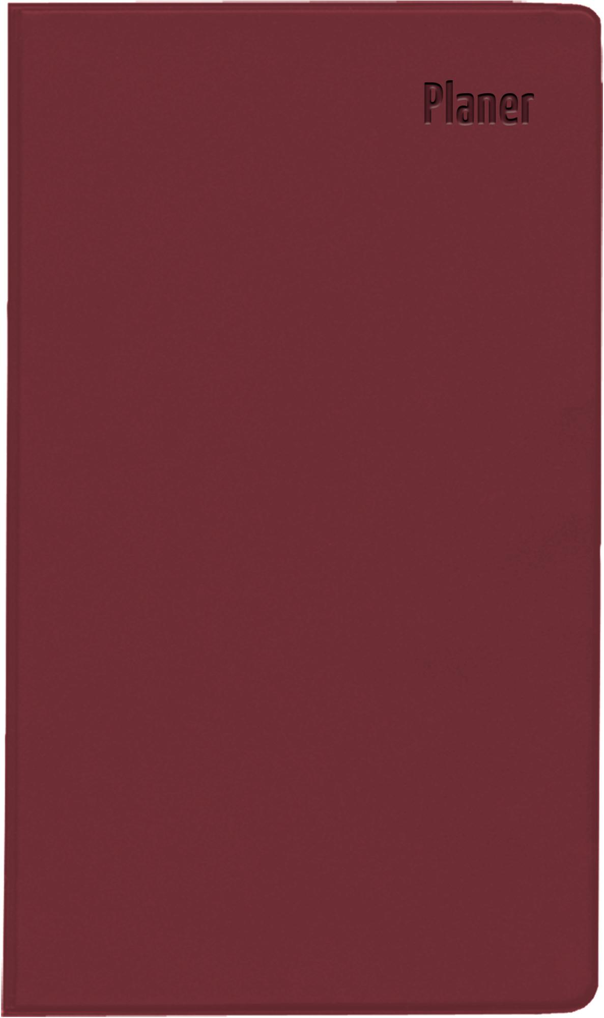 Cover: 4006928025749 | Taschenplaner bordeaux 2025 - Bürokalender 9,5x16 cm - 112 Seiten -...