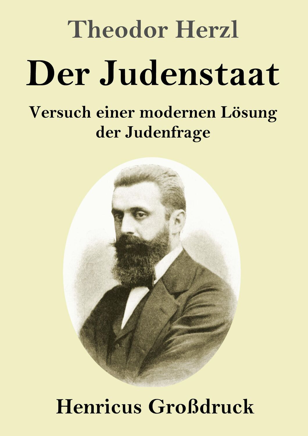 Cover: 9783847826705 | Der Judenstaat (Großdruck) | Theodor Herzl | Taschenbuch | Paperback