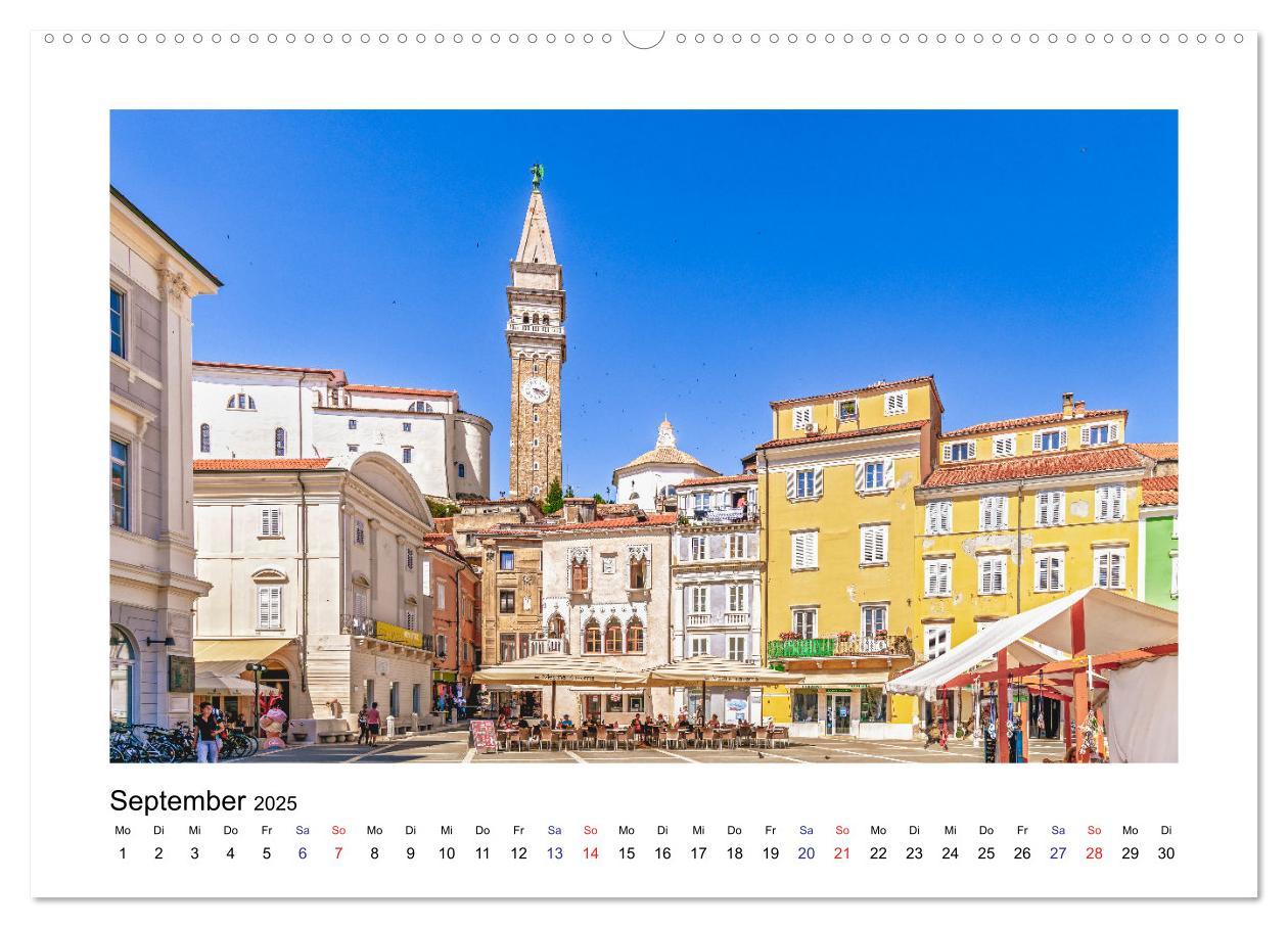 Bild: 9783435175352 | Istrien - Piran ¿ Novigrad ¿ Rovinj ¿ Pula (Wandkalender 2025 DIN...