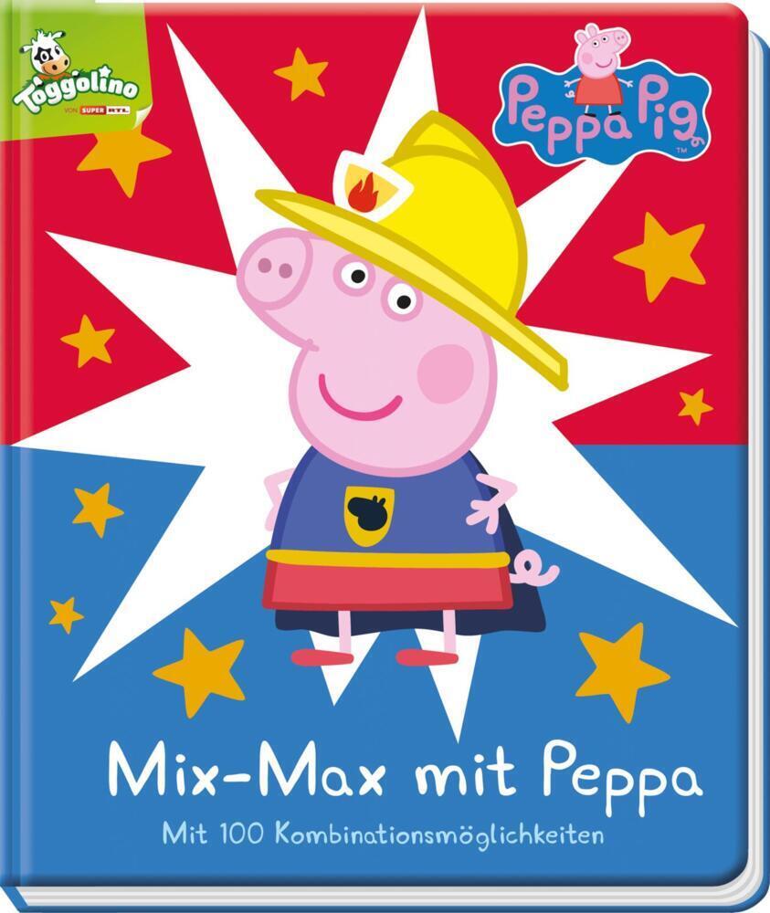 Cover: 9783845114880 | Mix-Max mit Peppa | Mit 100 Kombinationsmöglichkeiten | Buch | 24 S.