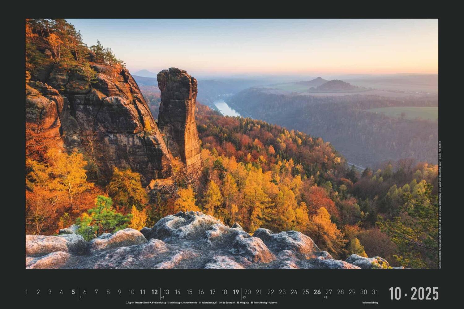 Bild: 4251732342180 | Naturlandschaften Deutschlands 2025 - Bildkalender 49,5x33 cm - die...