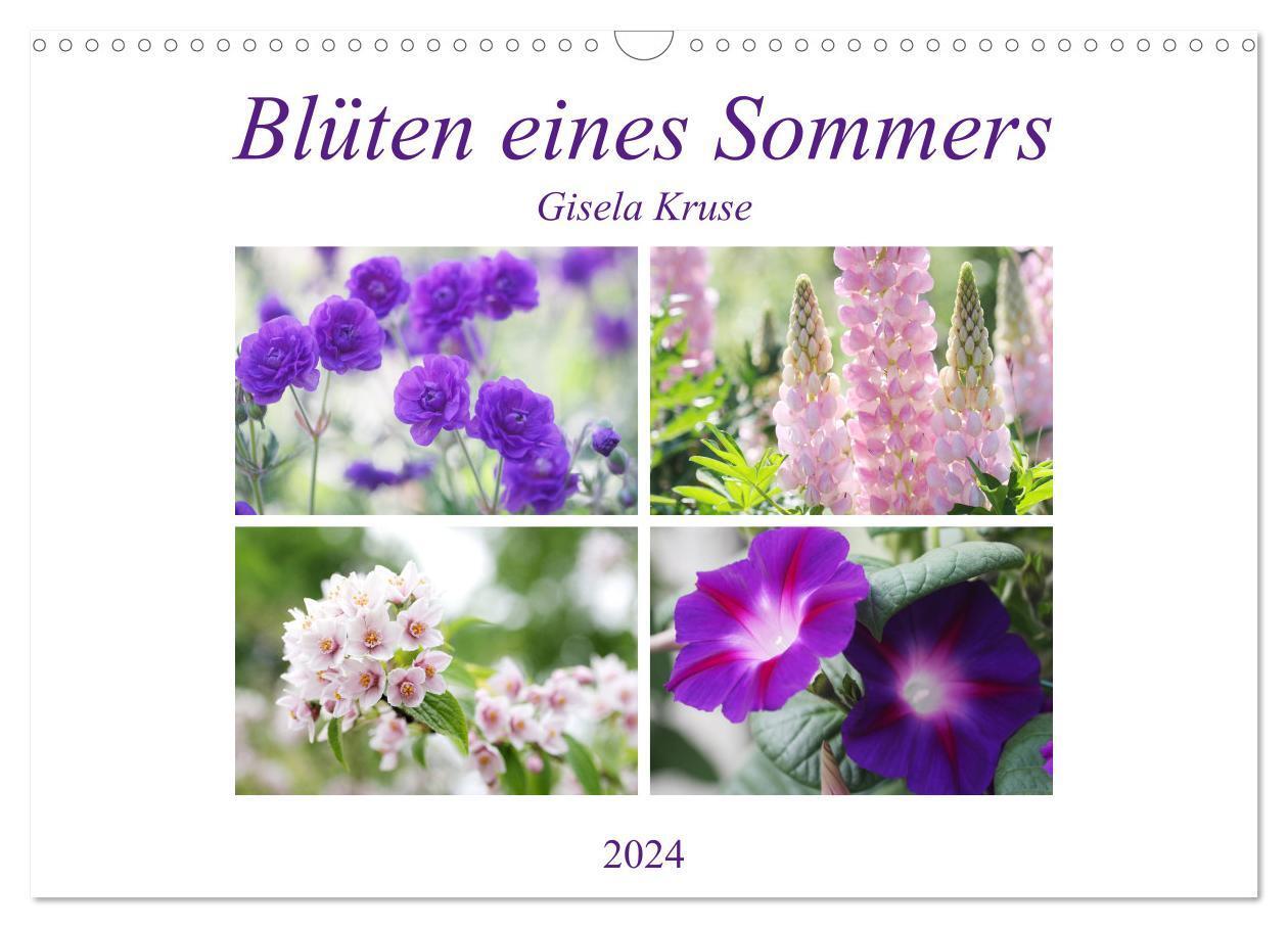 Cover: 9783383163296 | Blüten eines Sommers (Wandkalender 2024 DIN A3 quer), CALVENDO...