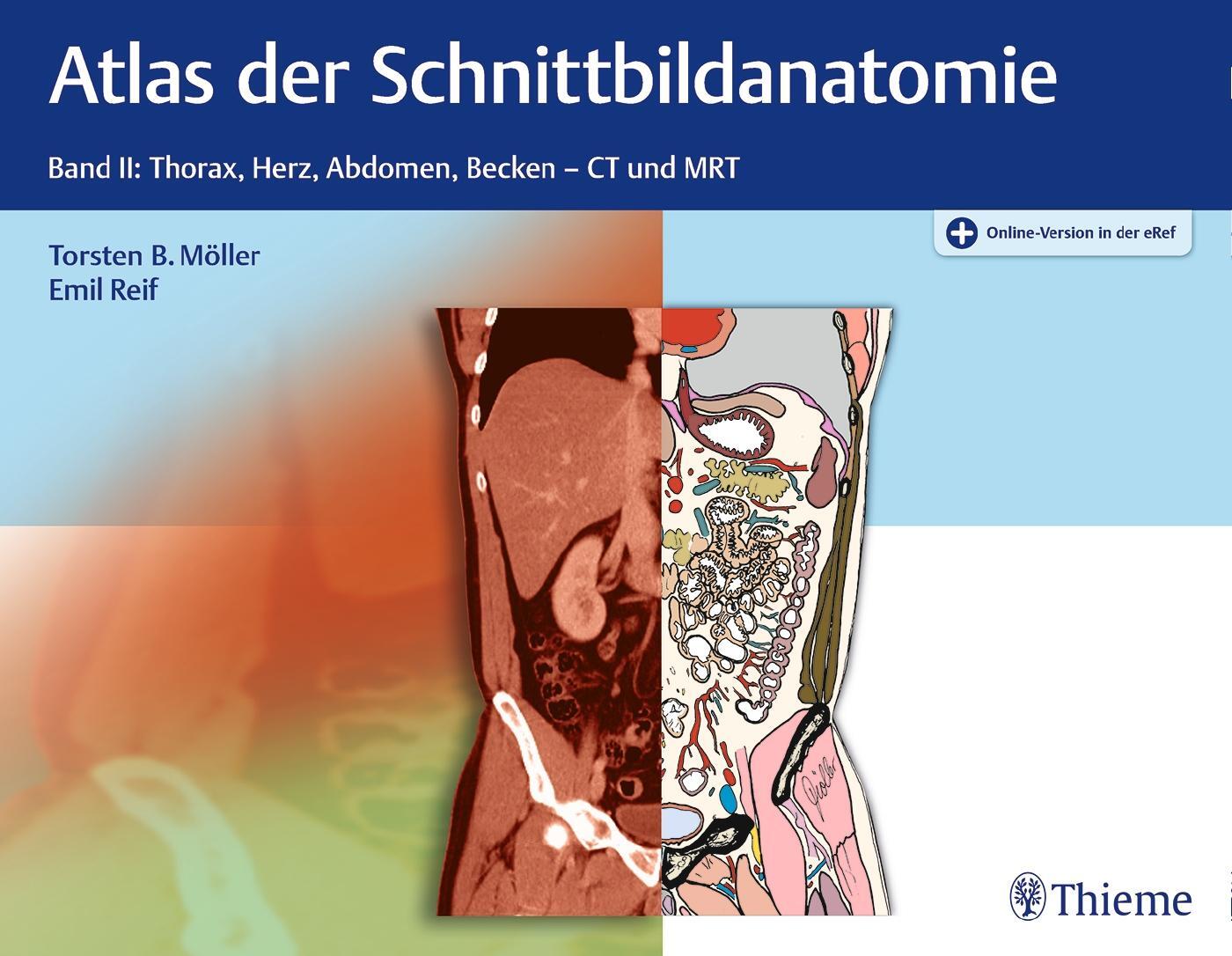 Cover: 9783132032514 | Atlas der Schnittbildanatomie | Band II: Thorax, Herz, Abdomen, Becken