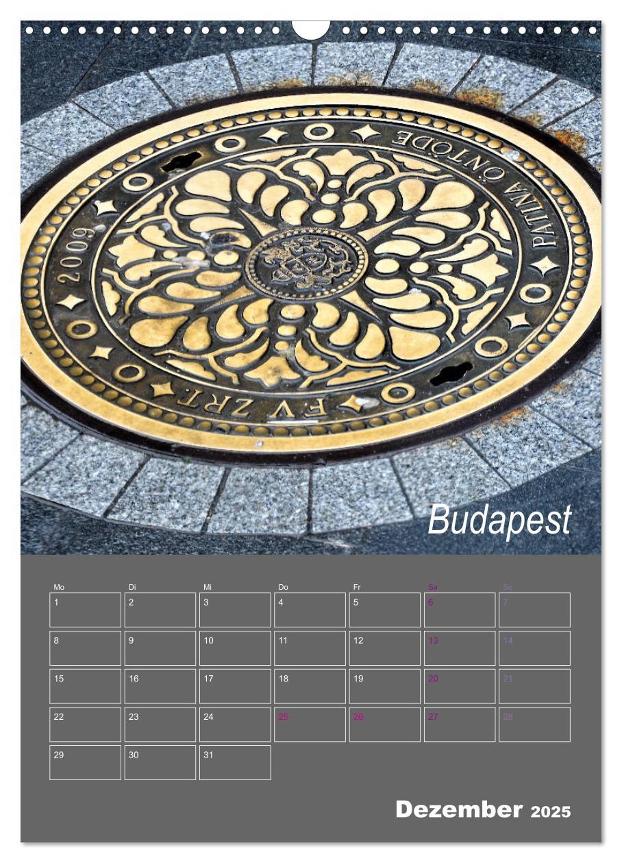 Bild: 9783435974641 | Faszination Kanaldeckel (Wandkalender 2025 DIN A3 hoch), CALVENDO...