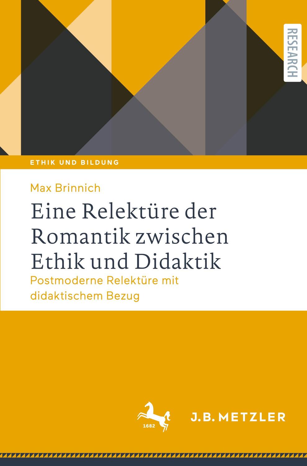 Cover: 9783662634370 | Eine Relektüre der Romantik zwischen Ethik und Didaktik | Max Brinnich