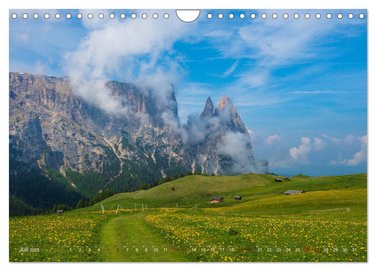 Bild: 9783435127368 | Sehnsucht Seiser Alm (Wandkalender 2025 DIN A4 quer), CALVENDO...