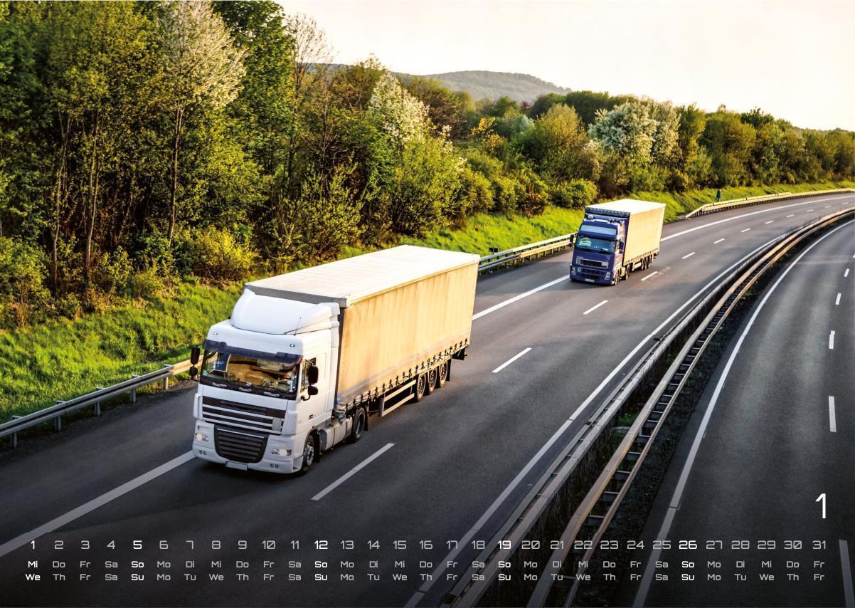 Bild: 9783986734114 | Trucks - Könige der Straße - LKW - 2025 - Kalender DIN A3 | de | 2025