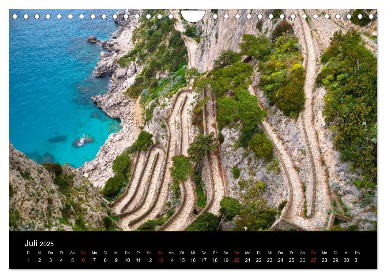 Bild: 9783435596430 | Amalfiküste und Capri (Wandkalender 2025 DIN A4 quer), CALVENDO...