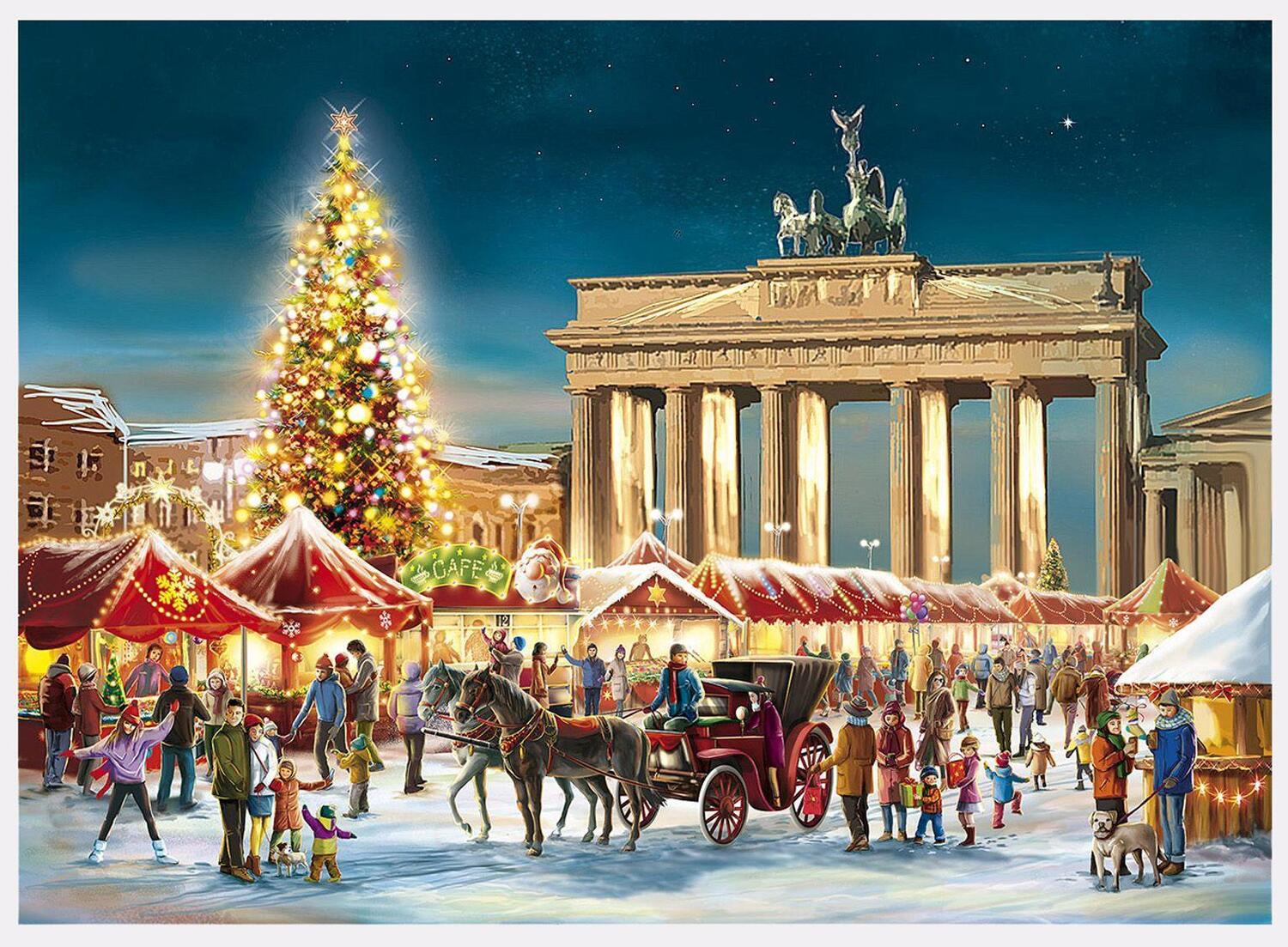 Cover: 4025985993389 | Adventskalender "Berlin, Brandenburger Tor" | Papier-Adventskalender