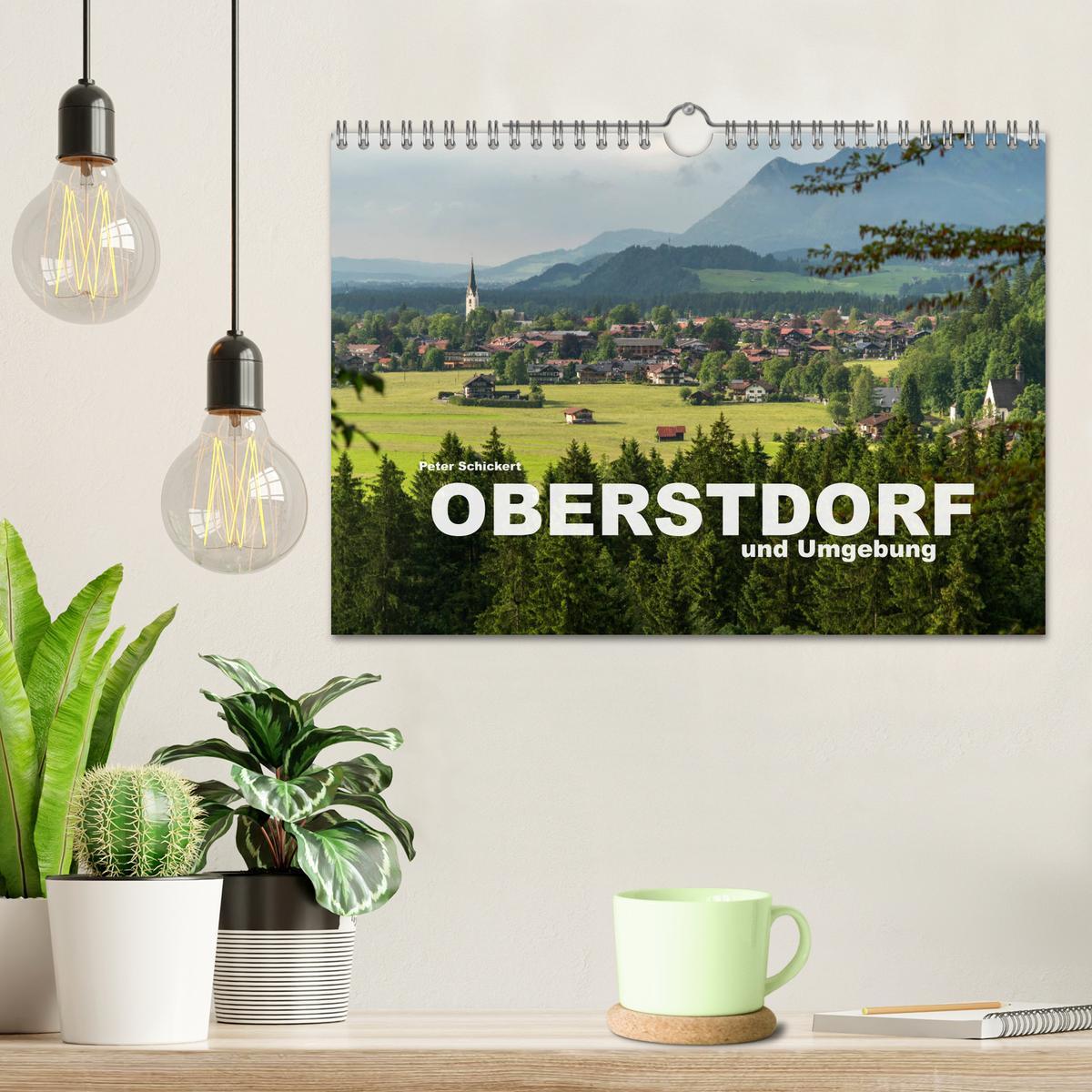 Bild: 9783435411580 | Oberstdorf und Umgebung (Wandkalender 2025 DIN A4 quer), CALVENDO...