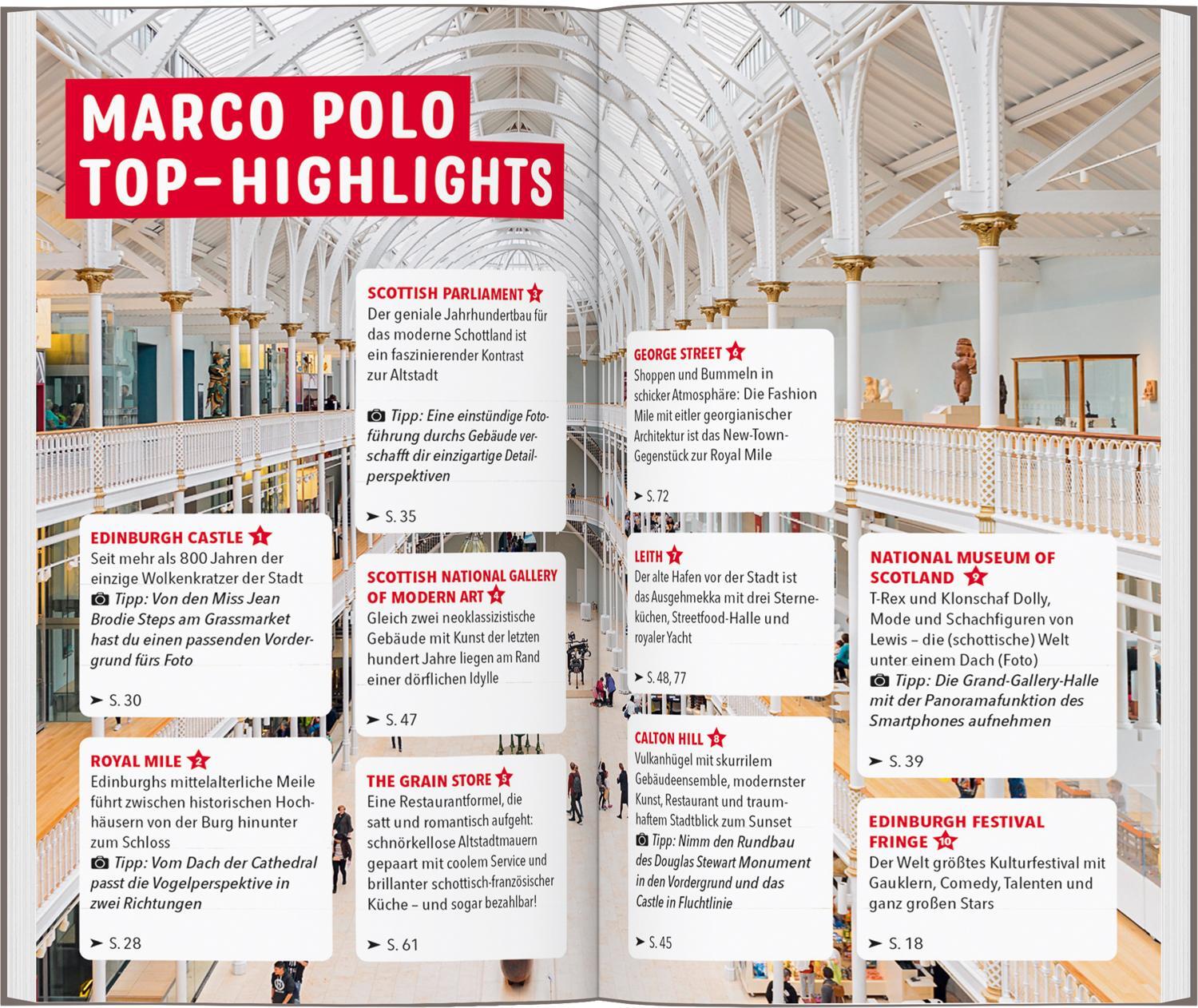 Bild: 9783829731423 | MARCO POLO Reiseführer Edinburgh | Martin Müller | Taschenbuch | 2024