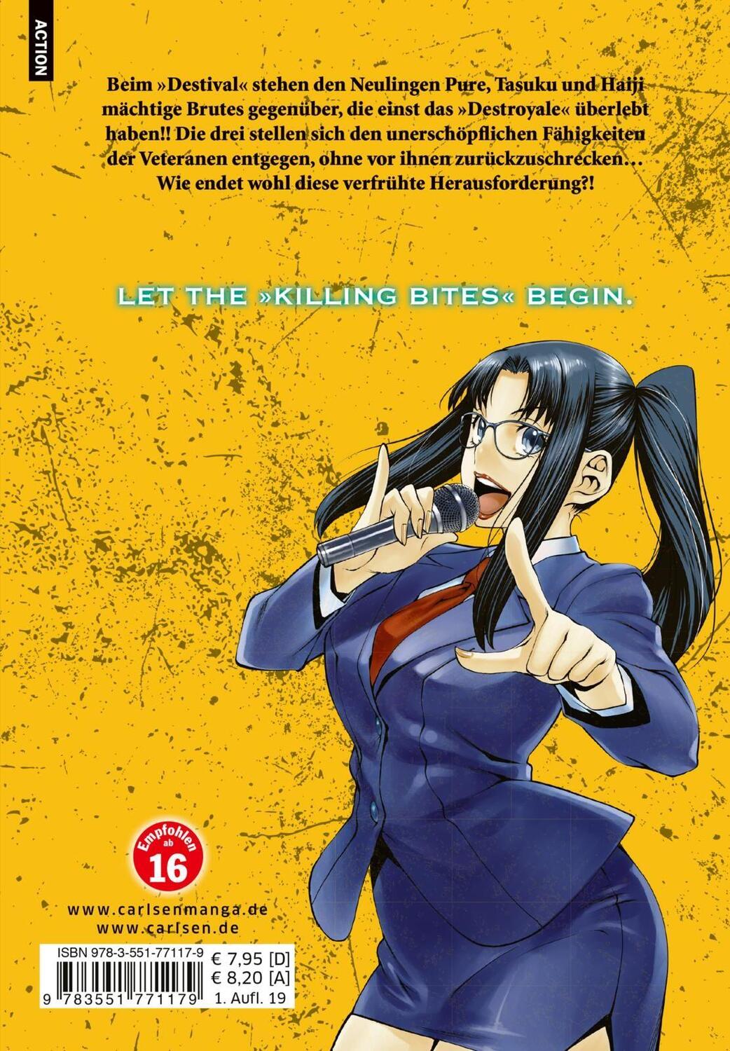 Rückseite: 9783551771179 | Killing Bites 10 | Shinya Murata | Taschenbuch | Killing Bites | 2019