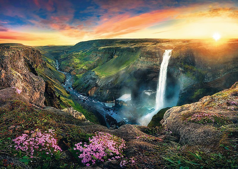 Bild: 5900511270914 | Haifoss Wasserfall (Puzzle) | Island | Spiel | In Spielebox | 2020