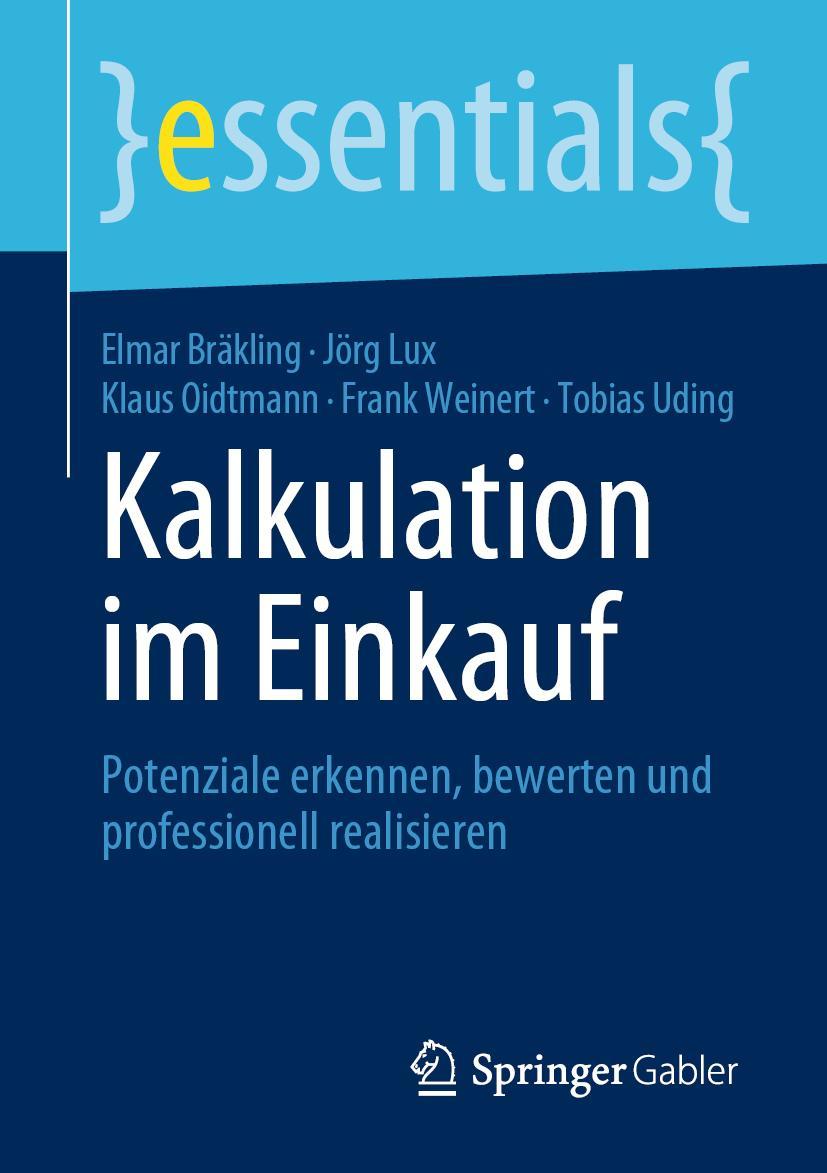 Cover: 9783658283209 | Kalkulation im Einkauf | Elmar Bräkling (u. a.) | Taschenbuch | vii