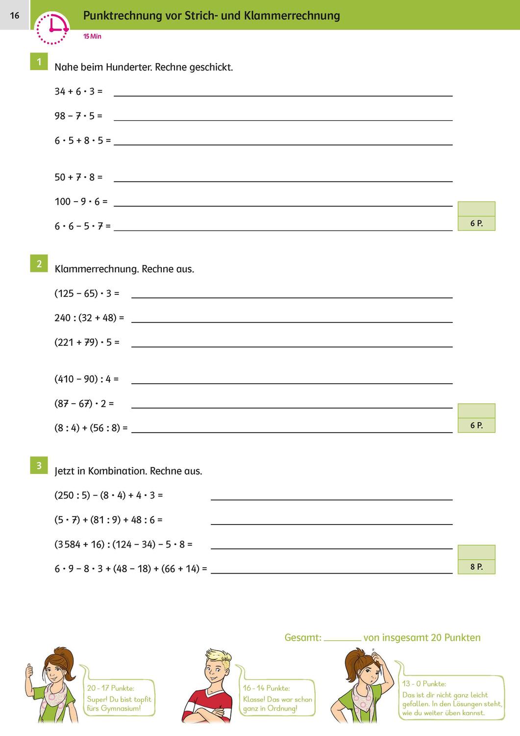 Bild: 9783129258798 | Sicher ins Gymnasium 15-Minuten-Kurztests Mathematik 4. Klasse | Buch