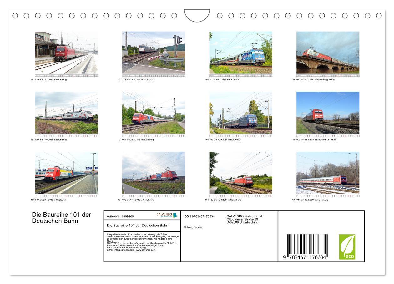 Bild: 9783457176634 | Die Baureihe 101 der Deutschen Bahn (Wandkalender 2025 DIN A4...