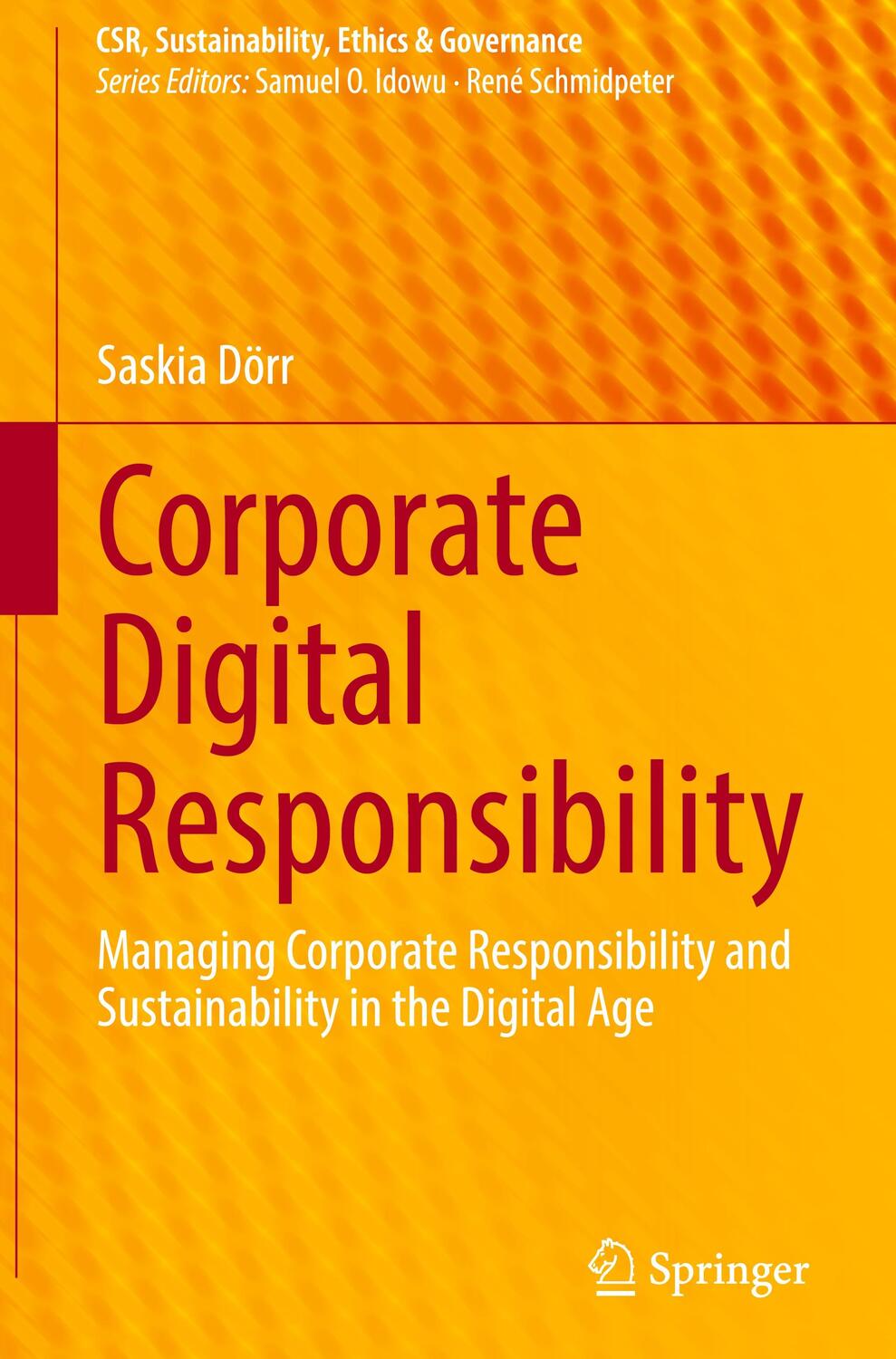 Cover: 9783662638521 | Corporate Digital Responsibility | Saskia Dörr | Buch | Englisch