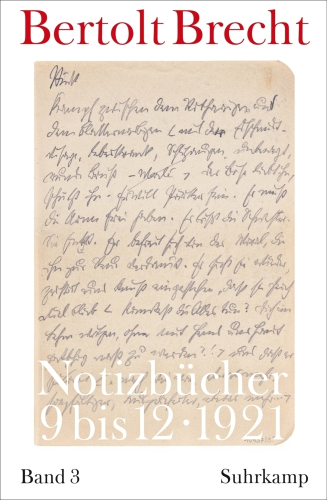 Notizbücher 1921 - Brecht, Bertolt