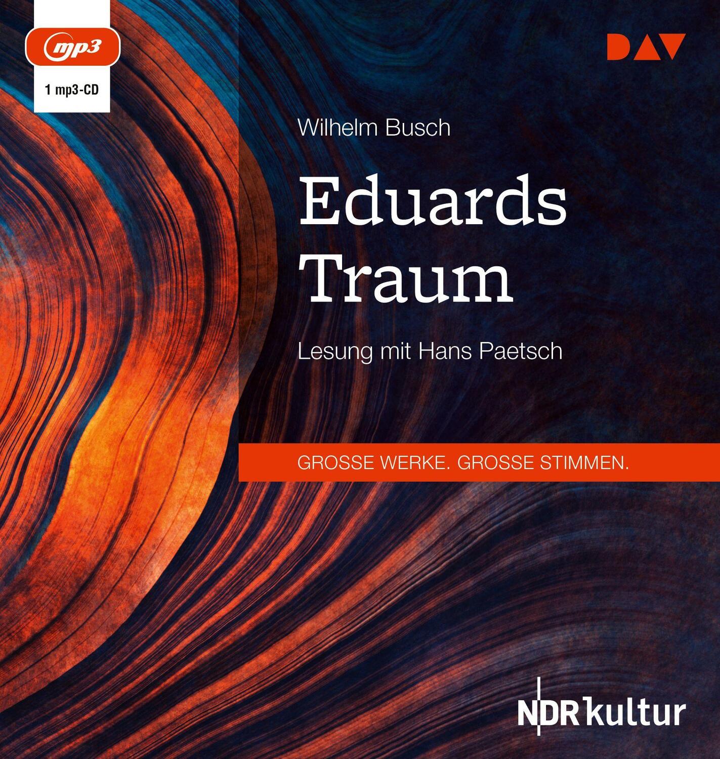Cover: 9783742425072 | Eduards Traum | Lesung mit Hans Paetsch (1 mp3-CD) | Wilhelm Busch