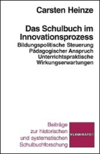Cover: 9783781517233 | Das Schulbuch im Innovationsprozess | Carsten Heinze | Taschenbuch