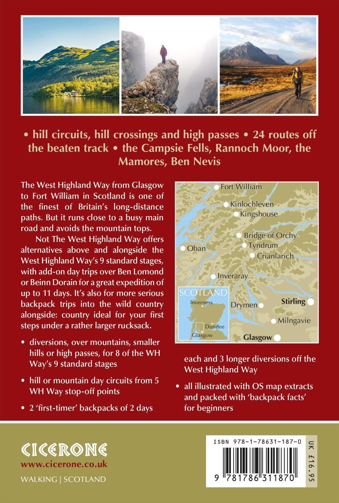 Rückseite: 9781786311870 | Not the West Highland Way: A Mountain High Way | Ronald Turnbull