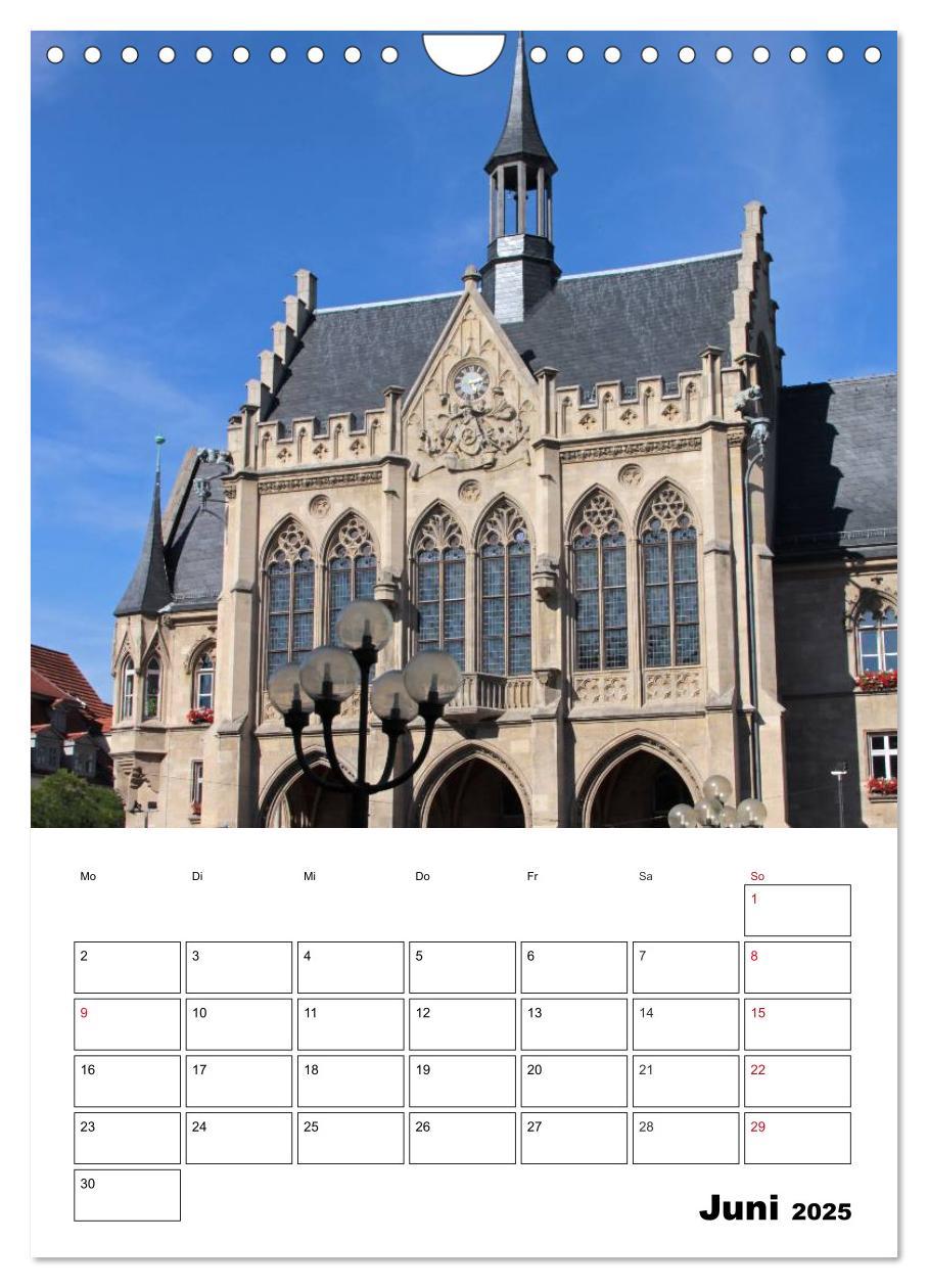 Bild: 9783457017579 | Mein Erfurt (Wandkalender 2025 DIN A4 hoch), CALVENDO Monatskalender