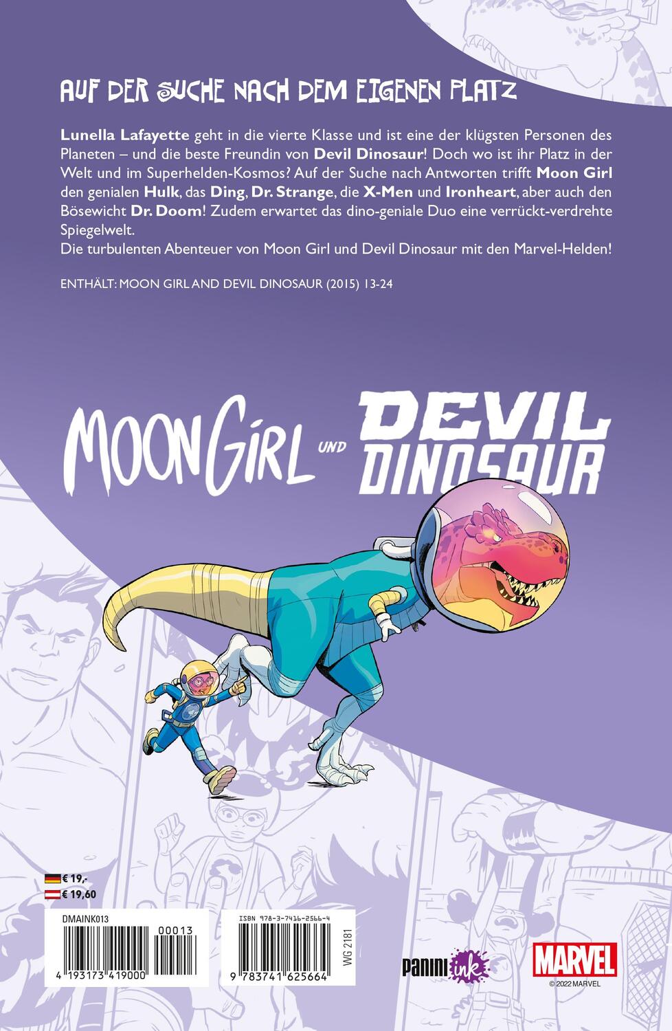 Rückseite: 9783741625664 | Moon Girl und Devil Dinosaur | Bd. 2: Die Mondfahrt | Taschenbuch