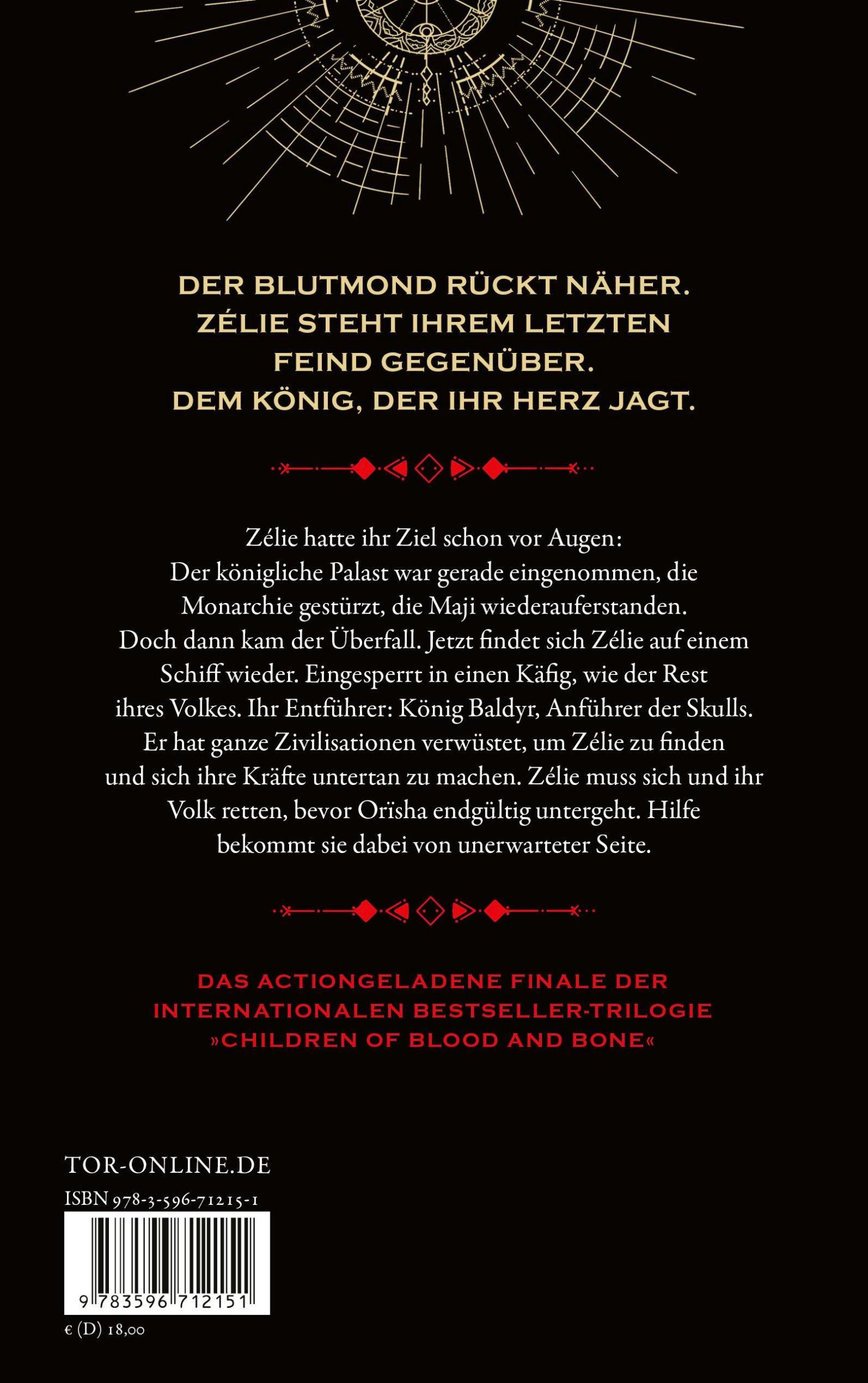 Rückseite: 9783596712151 | Children of Anguish and Anarchy | Tomi Adeyemi | Taschenbuch | 432 S.