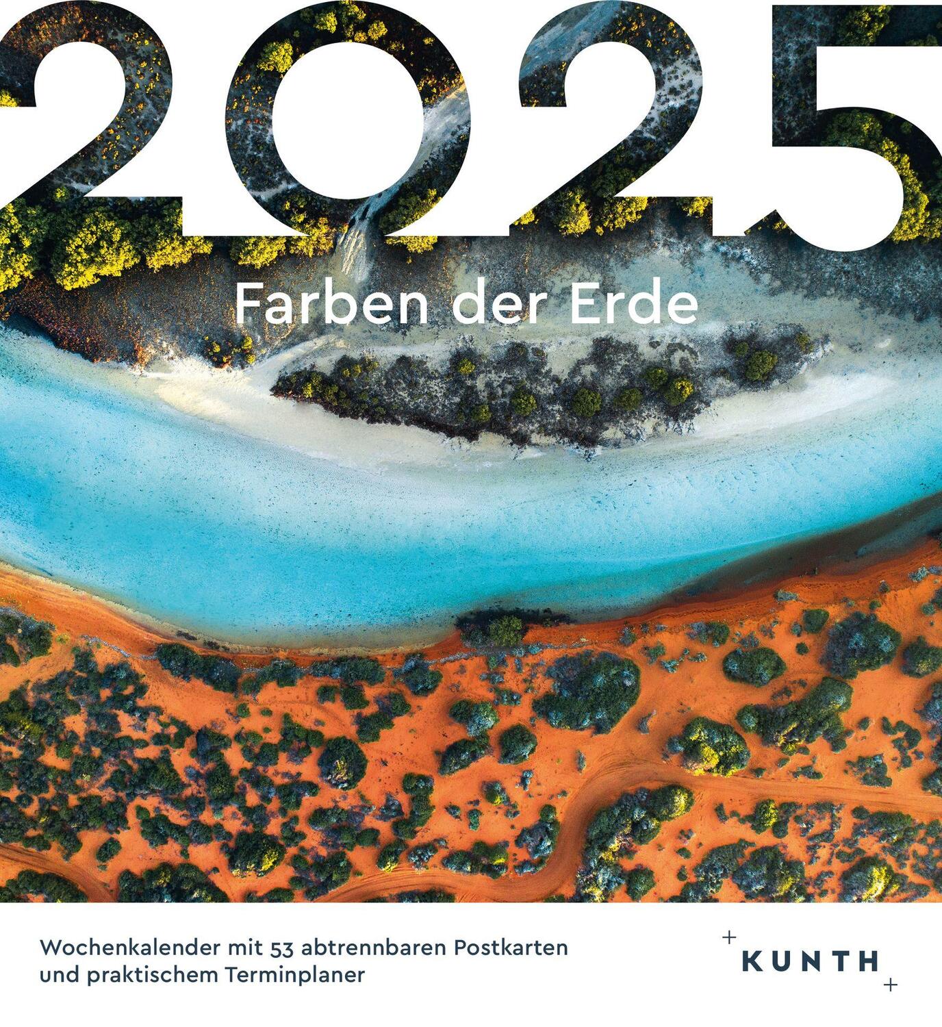 Cover: 9783965913882 | Farben der Erde - KUNTH Postkartenkalender 2025 | Kalender | 53 S.