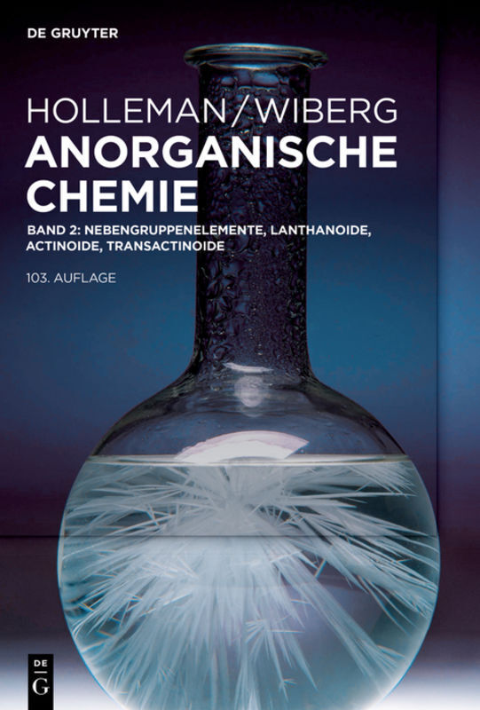 Cover: 9783110495737 | Nebengruppenelemente, Lanthanoide, Actinoide, Transactinoide. Bd.2