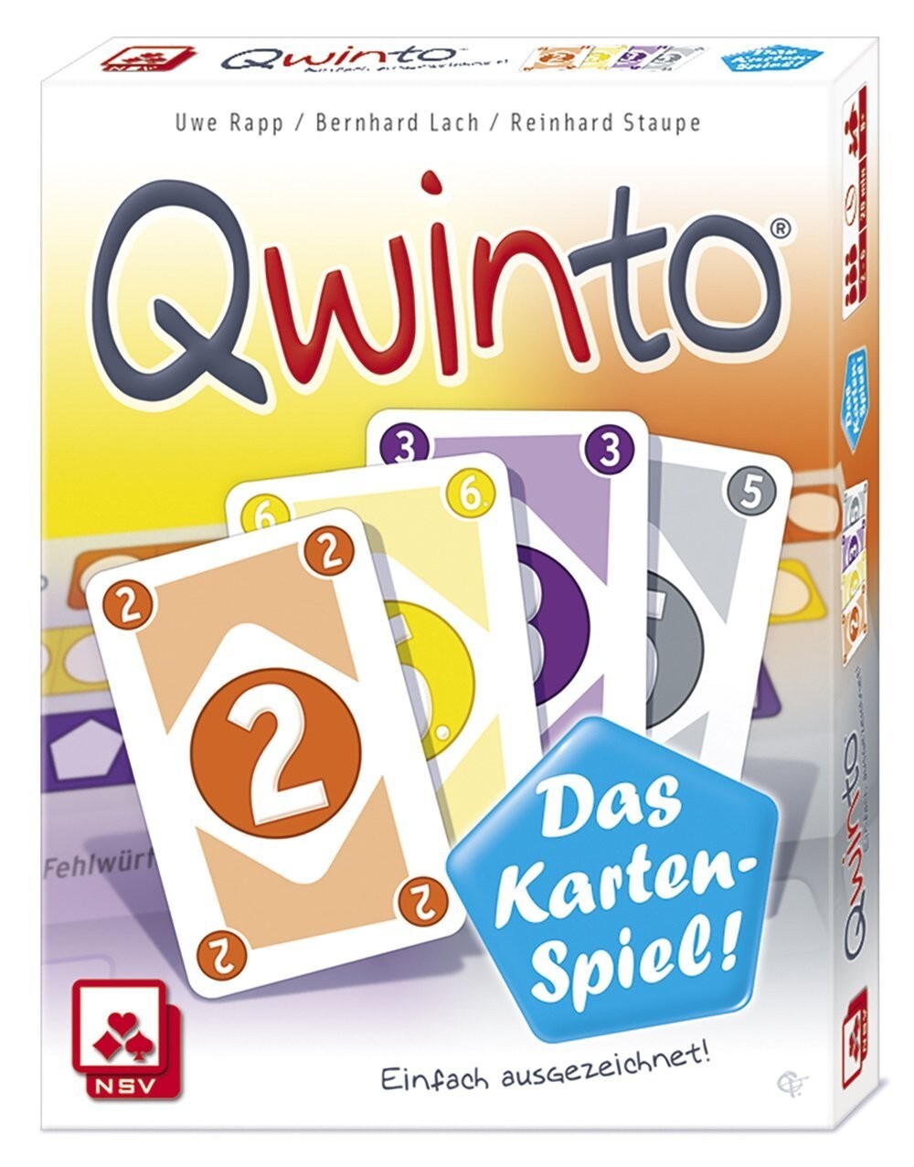 Cover: 4012426880520 | Qwinto - Das Kartenspiel | Spiel | Deutsch | 2017 | EAN 4012426880520