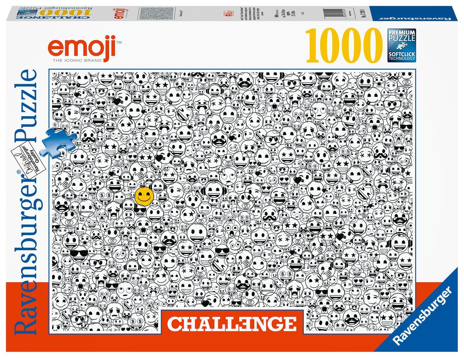 Cover: 4005556172924 | Ravensburger Puzzle 17292 - Emoji Challenge - 1000 Teile Puzzle für...