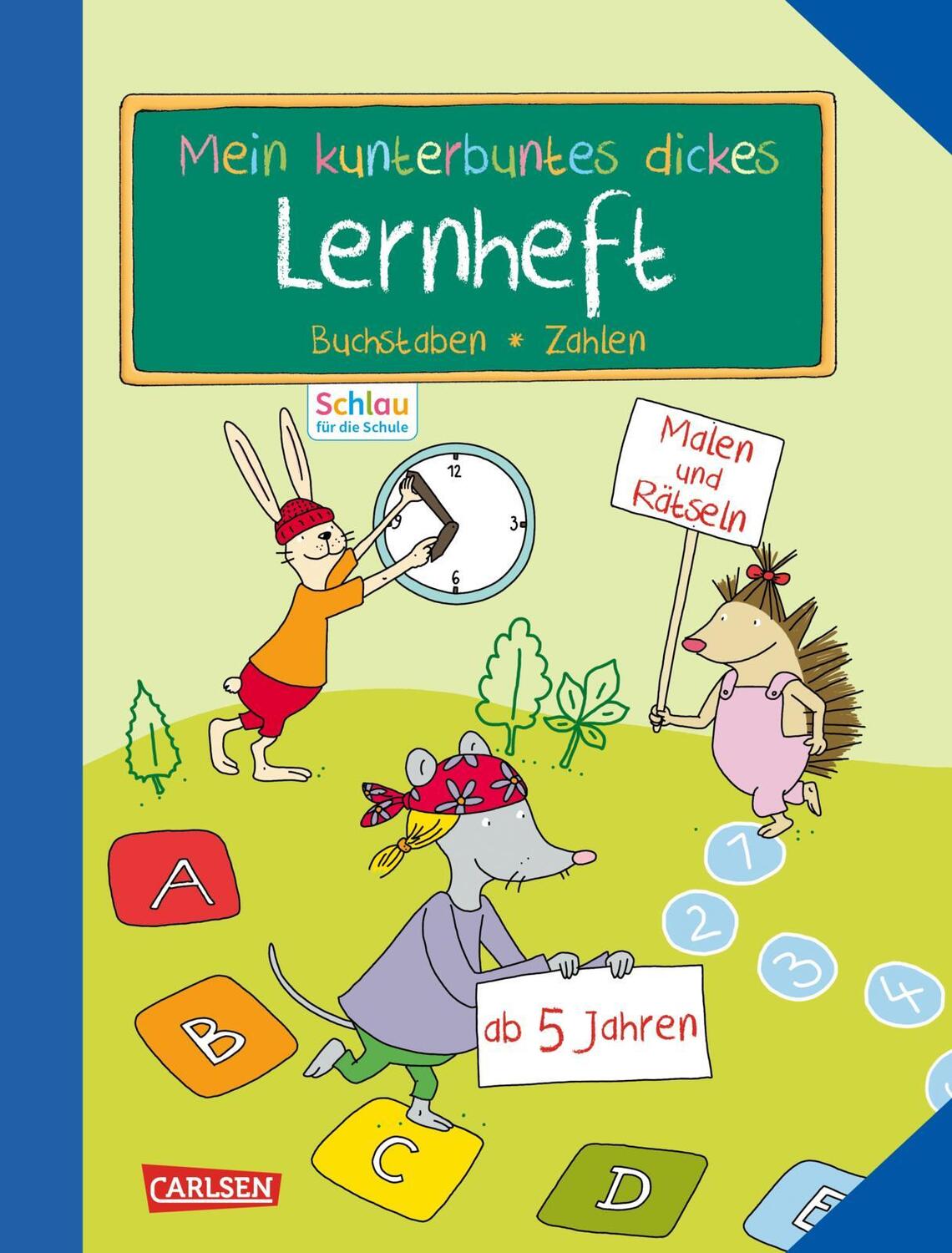 Cover: 9783551190482 | Schlau für die Schule: Mein kunterbuntes dickes Lernheft:...