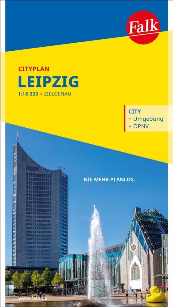 Cover: 9783827901125 | Falk Cityplan Leipzig 1:20.000 | (Land-)Karte | Deutsch