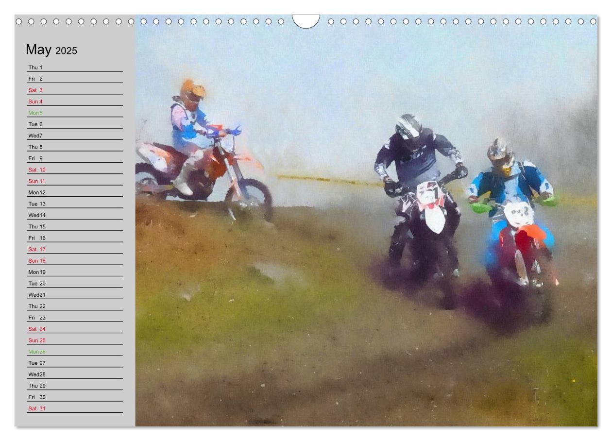 Bild: 9781325952120 | Enduro Racing (Wall Calendar 2025 DIN A3 landscape), CALVENDO 12...