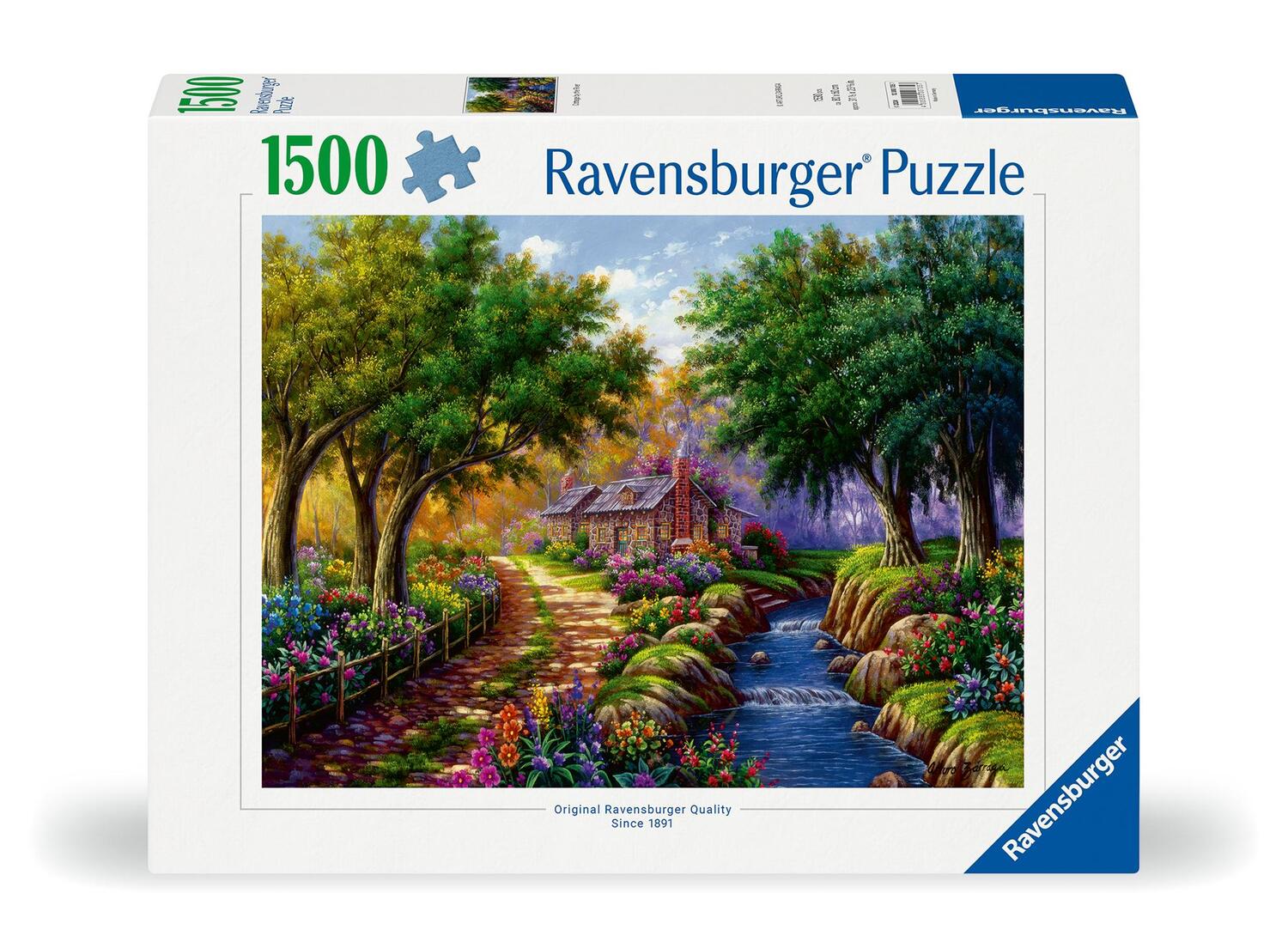 Cover: 4005555007357 | Ravensburger Puzzle 12000735 Cottage am Fluß 1500 Teile Puzzle | Stück