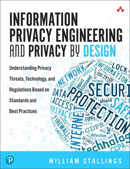 Cover: 9780135302156 | Information Privacy Engineering and Privacy by Design | Stallings