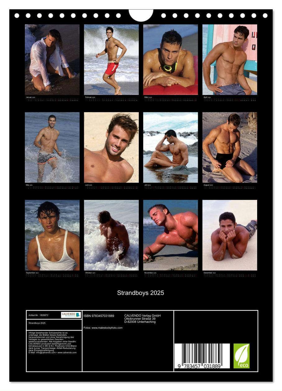 Bild: 9783457031889 | Strandboys 2025 (Wandkalender 2025 DIN A4 hoch), CALVENDO...