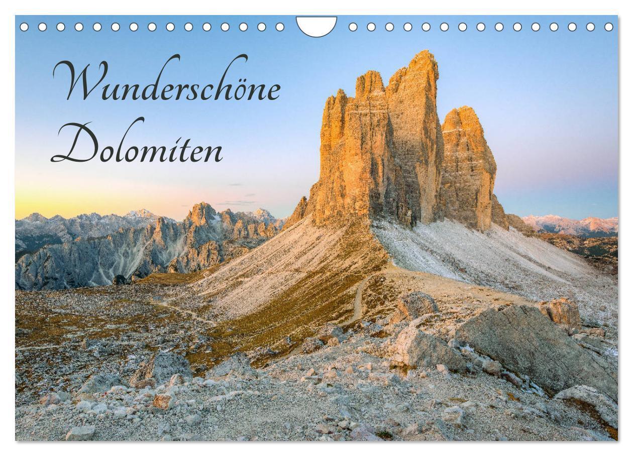 Cover: 9783675563339 | Wunderschöne Dolomiten (Wandkalender 2024 DIN A4 quer), CALVENDO...