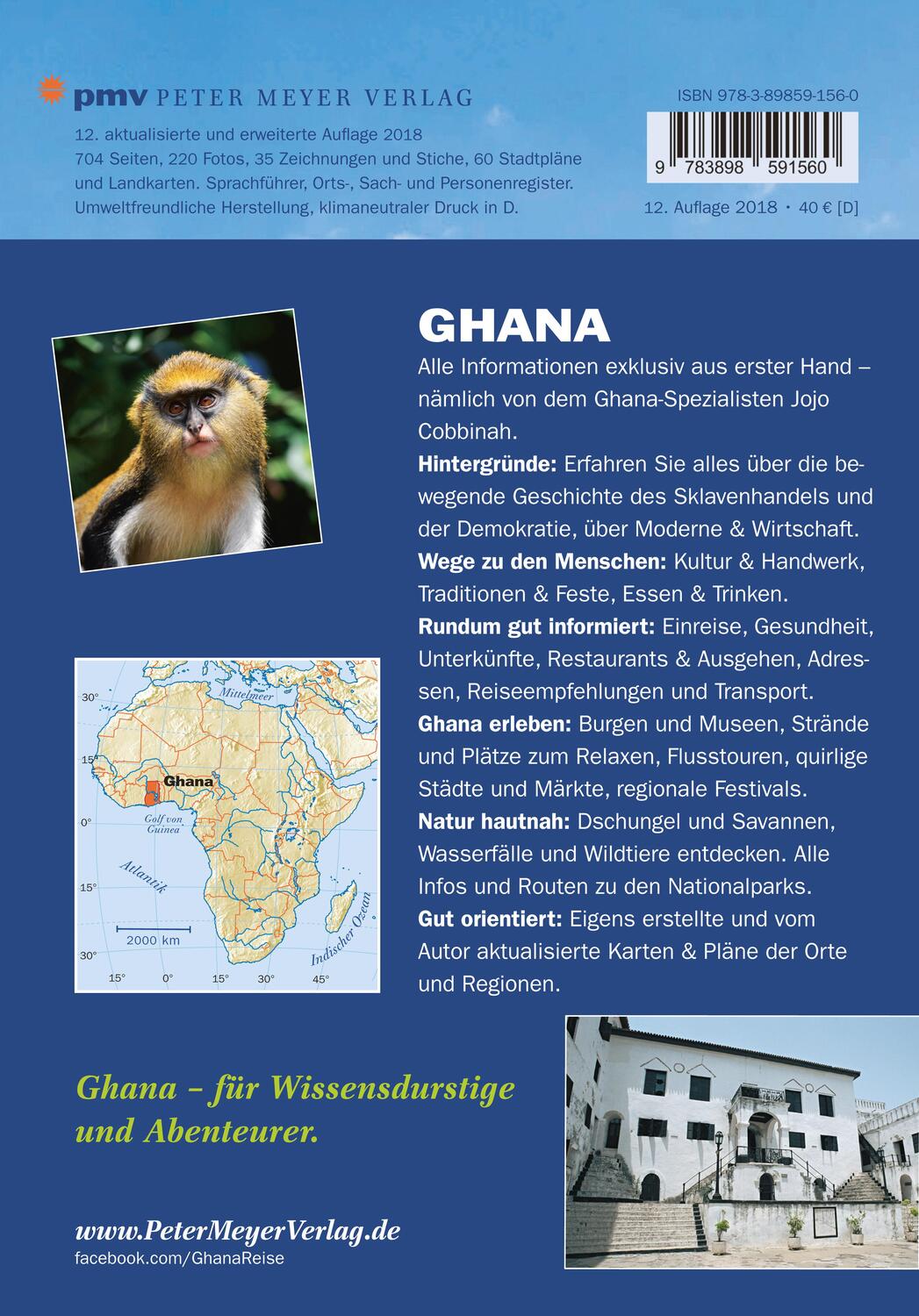 Rückseite: 9783898591560 | Ghana | Praktisches Reisehandbuch für die 'Goldküste' Westafrikas