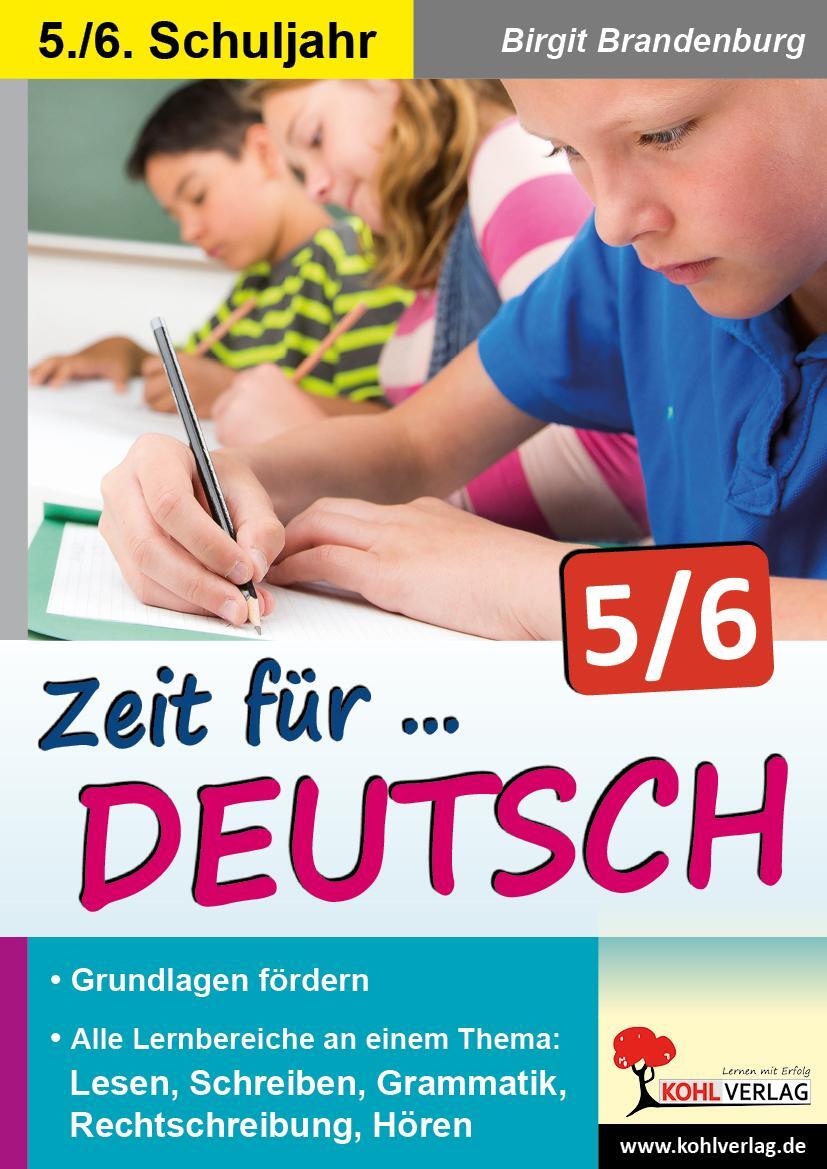 Cover: 9783960400585 | Zeit für Deutsch / Klasse 5-6 | Taschenbuch | Deutsch | 2016