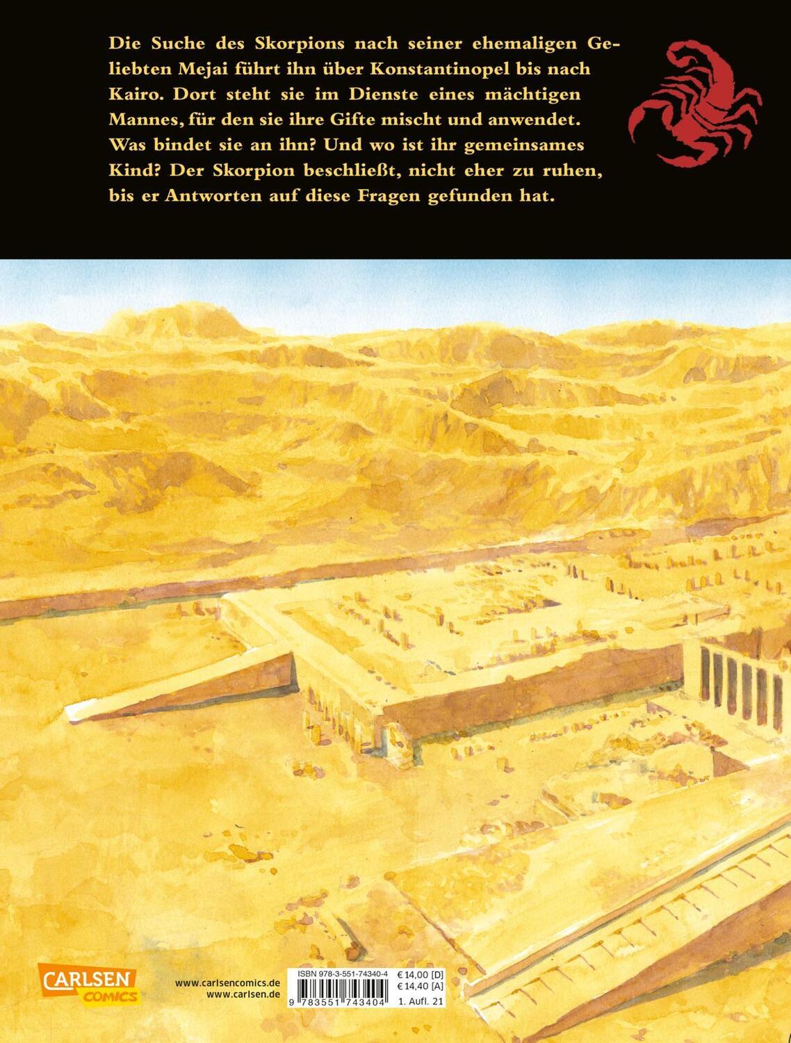 Rückseite: 9783551743404 | Der Skorpion 13: Tamose, der Ägypter | Stephen Desberg | Taschenbuch